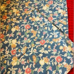 Ralph Lauren Jardin set 2 vintage floral pillowcases shams